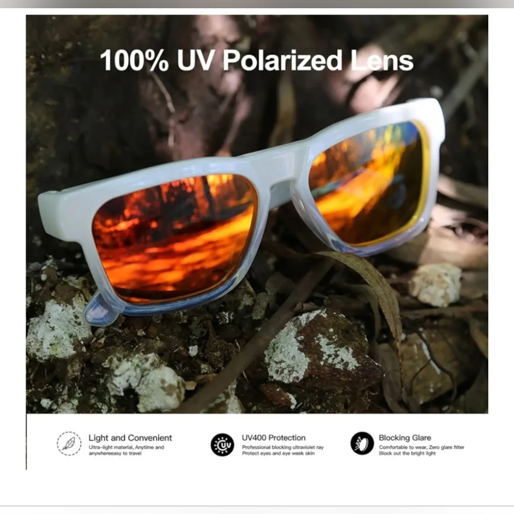 OhO Smart Glasses,Polarized Sunglasses with Bluetooth Speaker,Athletic/Outdoor